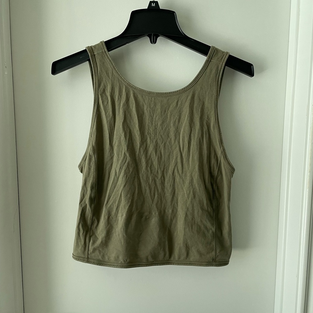 Lululemon Twist Back Crop Tank